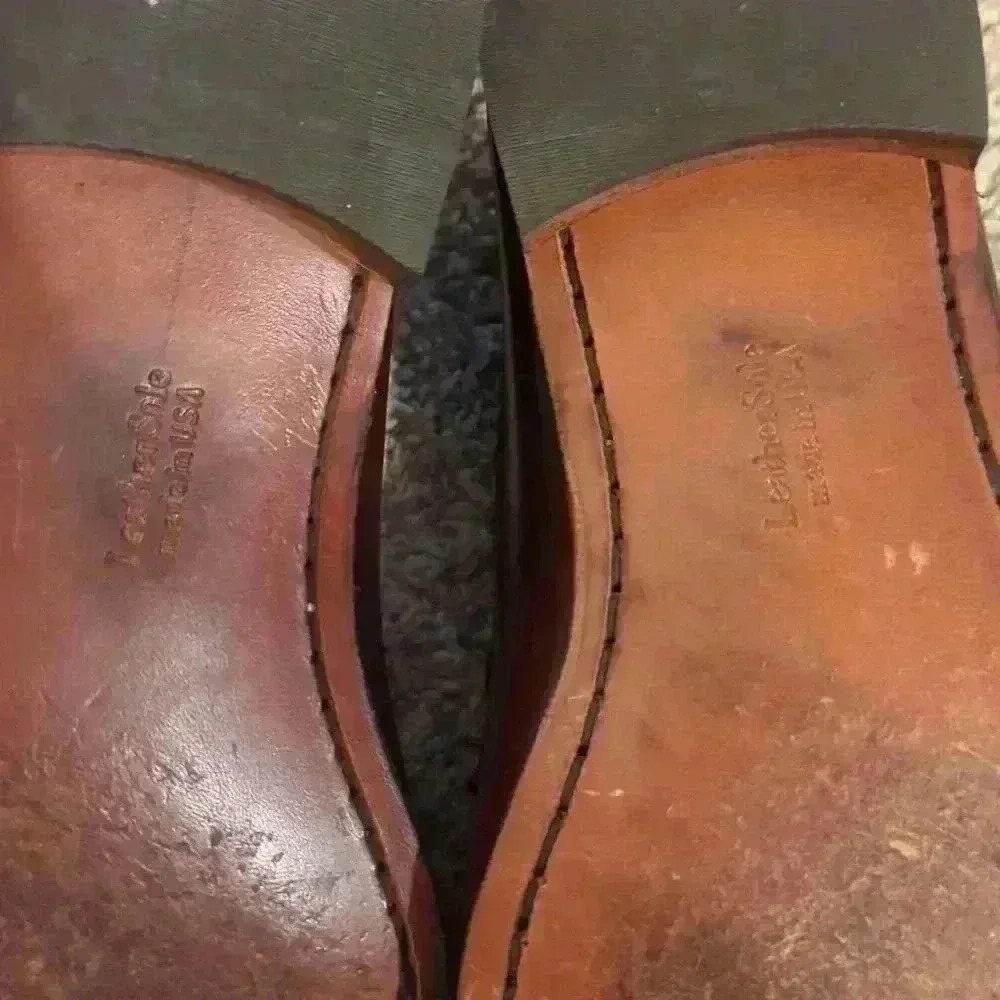Leather Town Craft loafers, size 10, brown - Picture 8 of 10